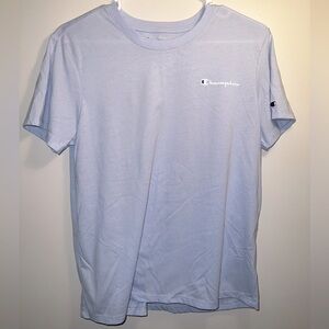 Champion women’s short sleeve t-shirt size medium in baby blue